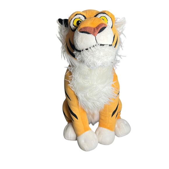 Disney Store Authentic 13” Plush Raja Stuffed Animal Toy Aladdin Jasmine Tiger - Picture 1 of 9